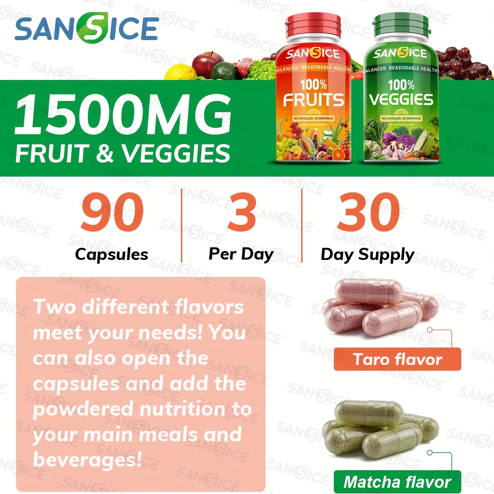 Natural Fruit & Veggie Vitamin Capsule