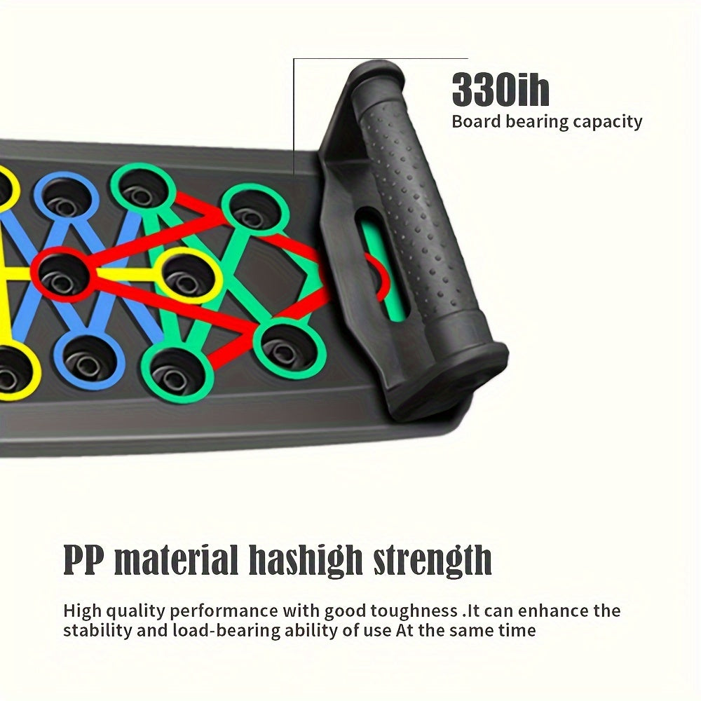 Multifunctional Push-Up Training System for Home Fitness