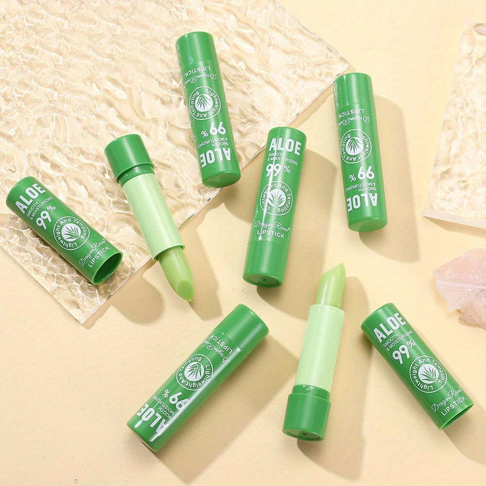 12-Piece Color-Changing Lip Balm Set with Aloe & Squalane