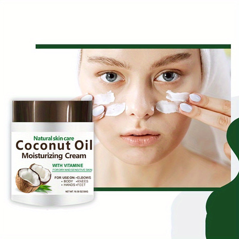 CocoGlow Deep Moisture Hydrating Cream with Coconut Oil and Aloe Vera Extract