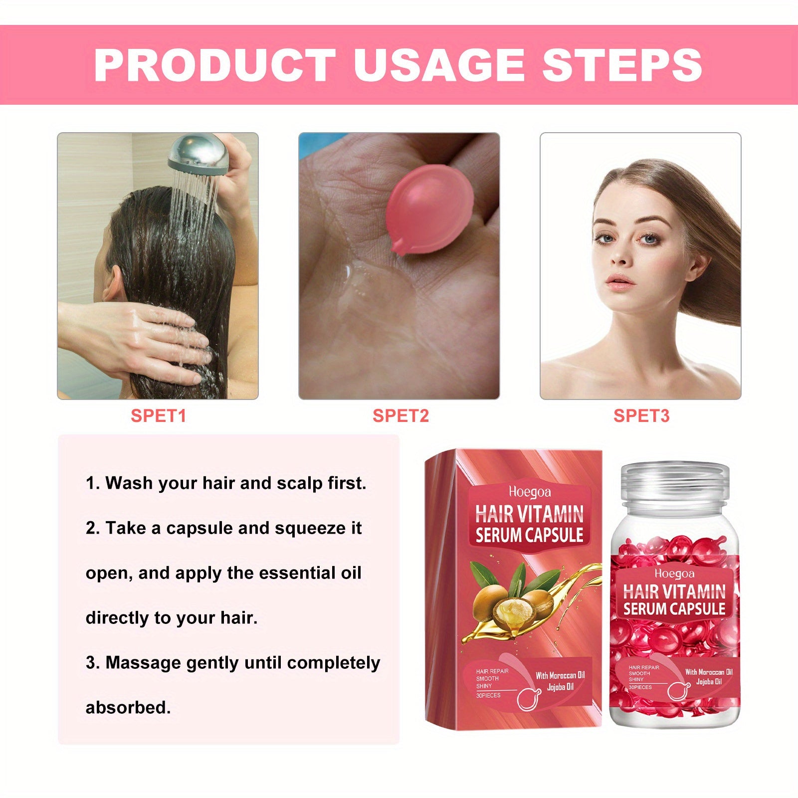 Moisturizing Hair Repair Capsules