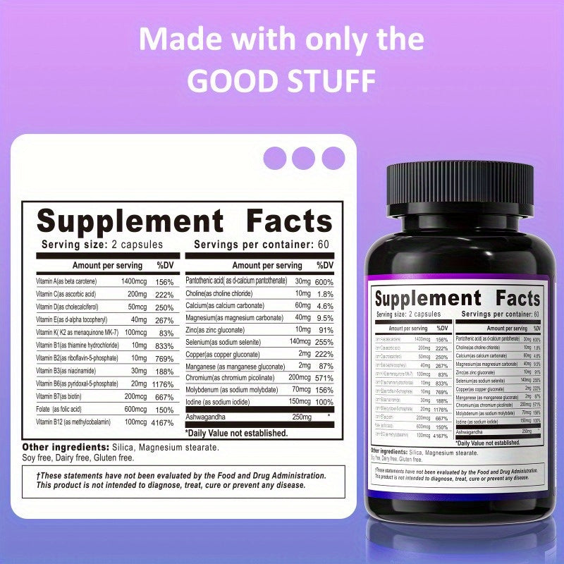 Comprehensive Daily Multivitamin and Mineral Supplement