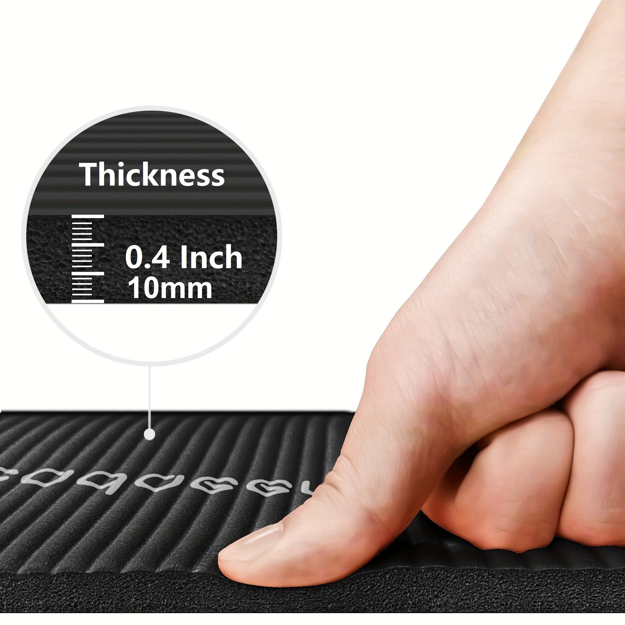 Thick Comfort Fitness Mat with Strap for Yoga & Pilates