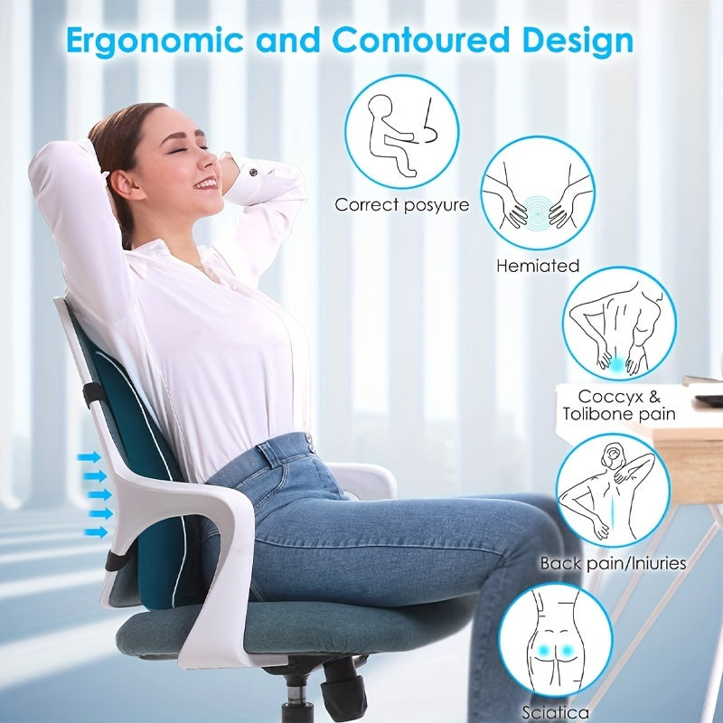 Adjustable Memory Foam Lumbar Pillow