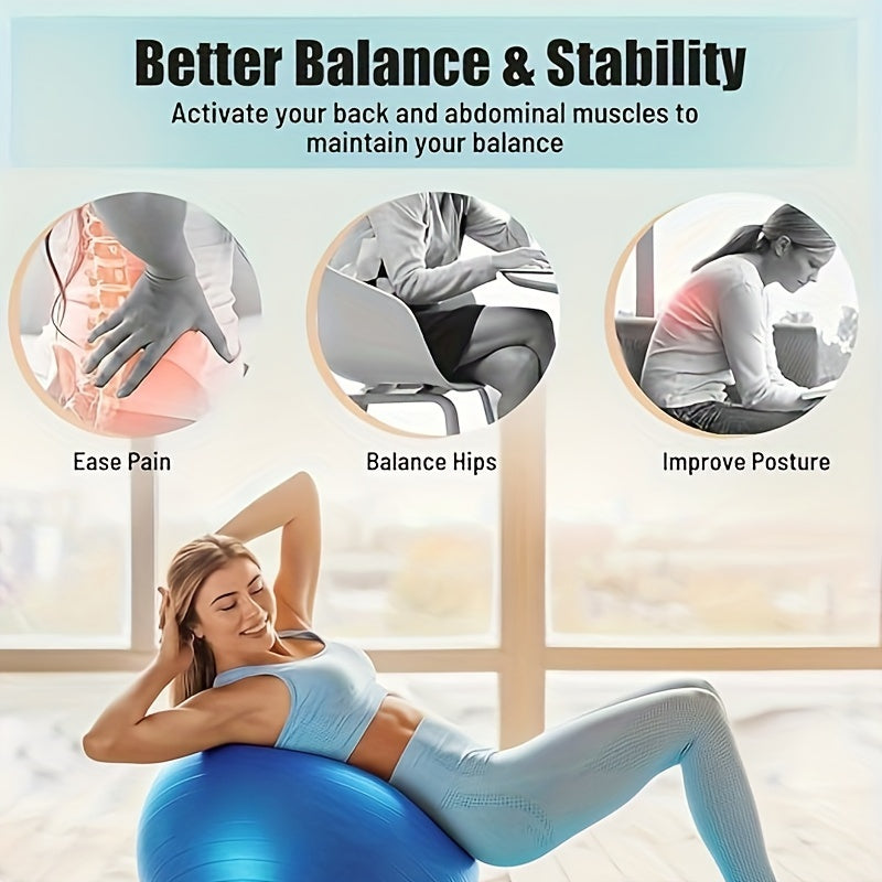 Eco-Conscious Fitness Stability Ball