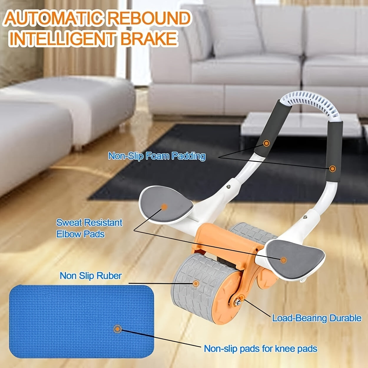 Dual Stability Ab Wheel