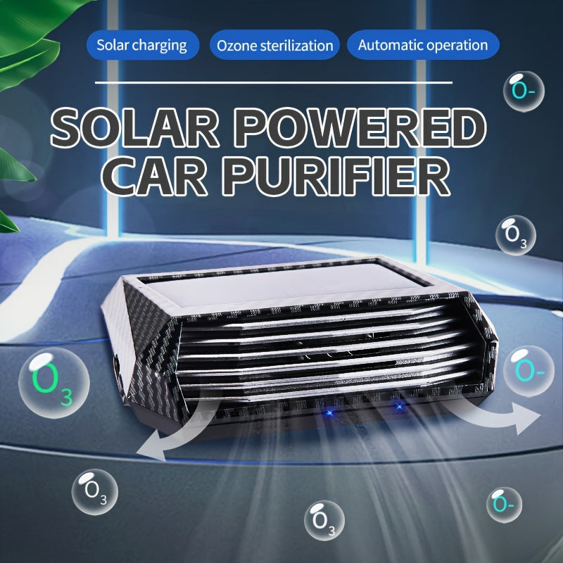 Portable Solar Car Ozone Purifier with Auto Operation and Glow Display