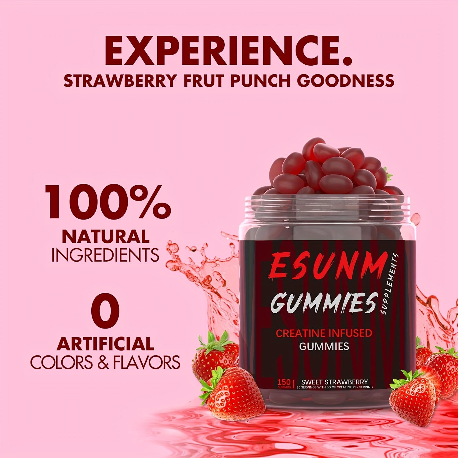 Flavored Creatine Gummy Supplement