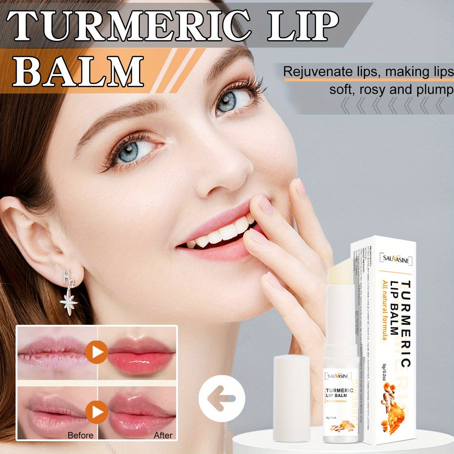 Moisturizing Turmeric Lip Balm