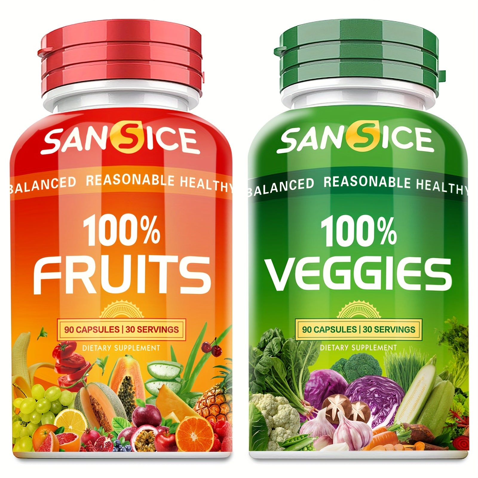 Natural Fruit & Veggie Vitamin Capsule