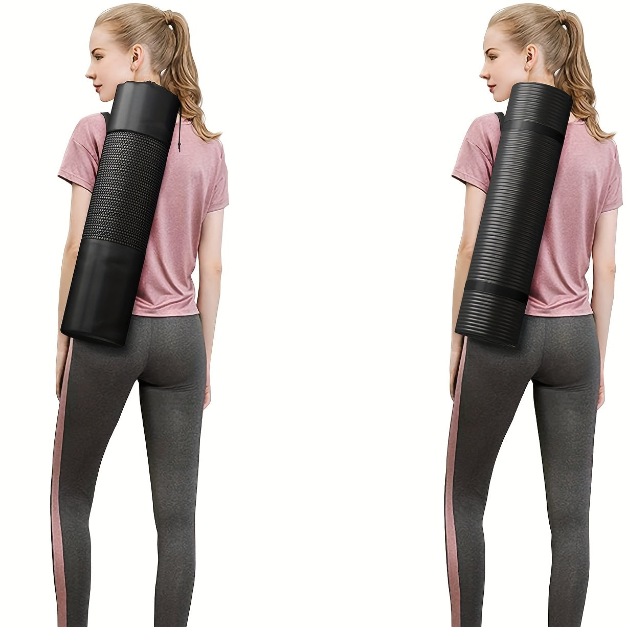 Thick Comfort Fitness Mat with Strap for Yoga & Pilates