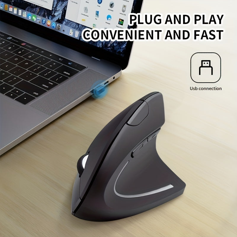 Ergonomic 2.4GHz Wireless Mouse