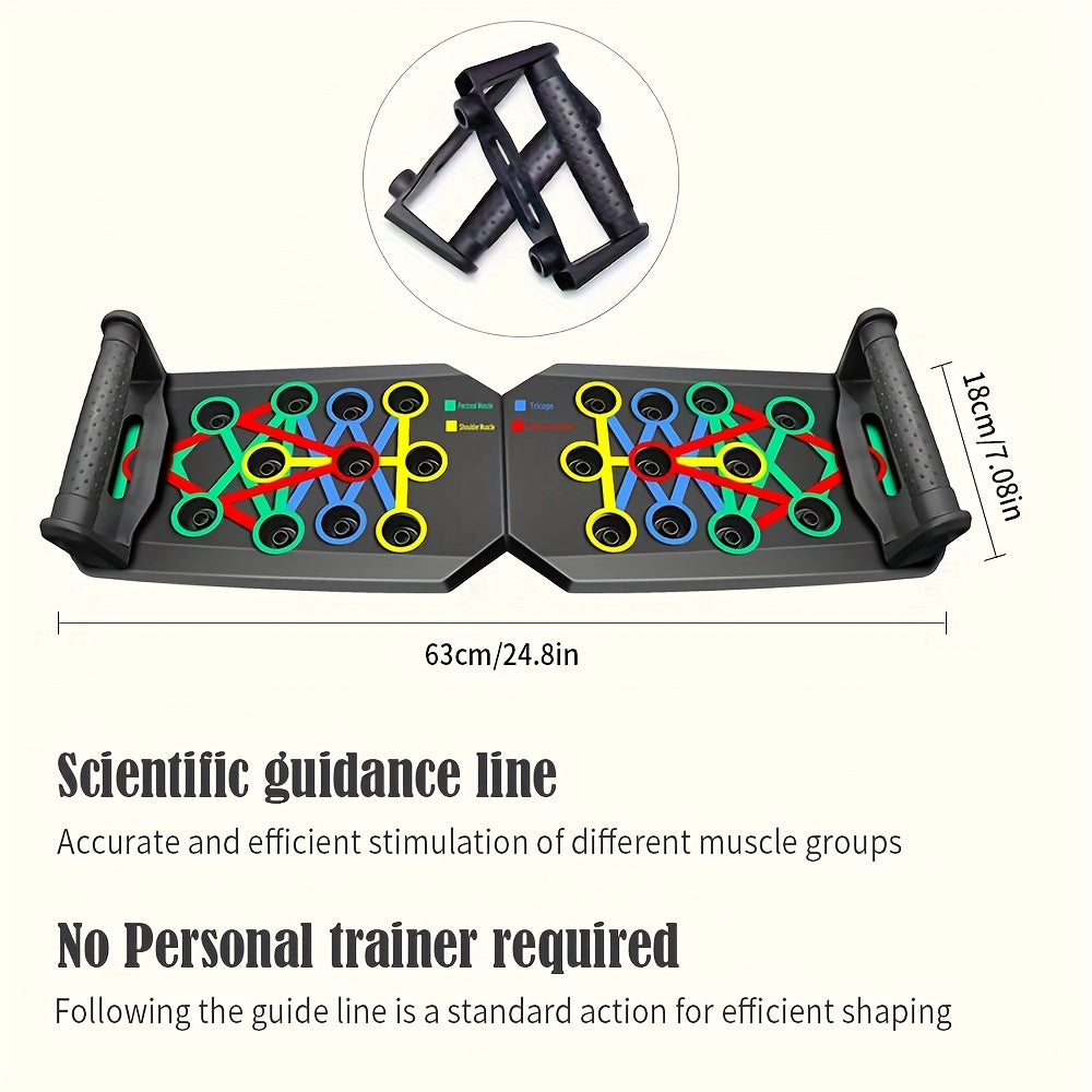 Multifunctional Push-Up Training System for Home Fitness