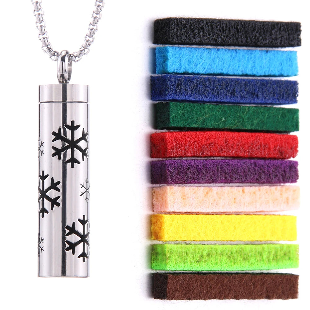 Perfume Essential Oil Diffuser Pendant Necklace