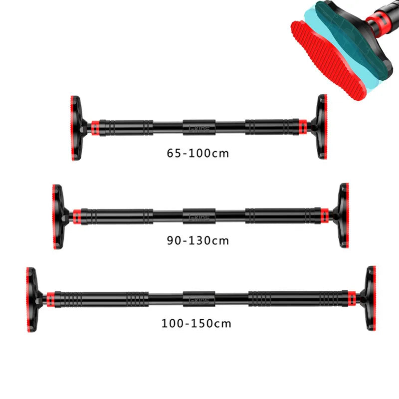 Adjustable Steel Doorway Pull-Up Bar for Home Gym