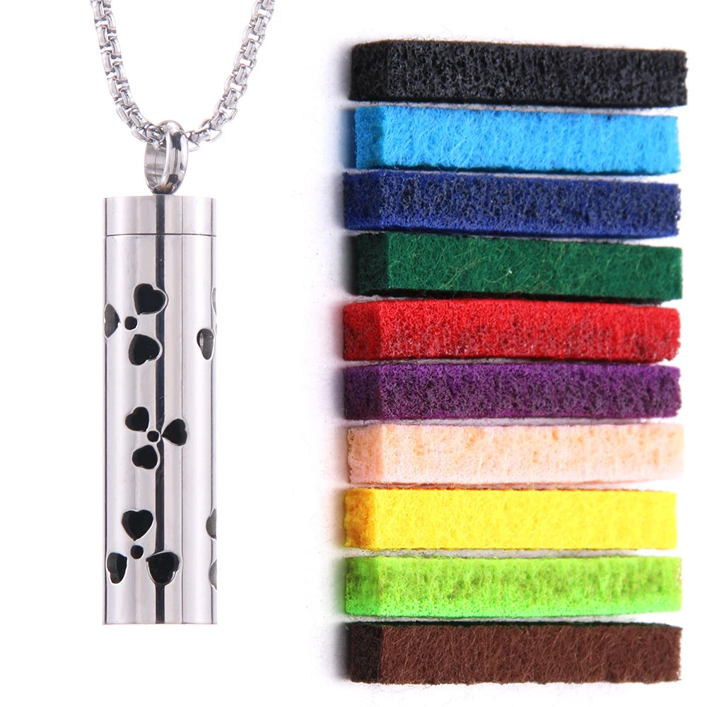 Perfume Essential Oil Diffuser Pendant Necklace