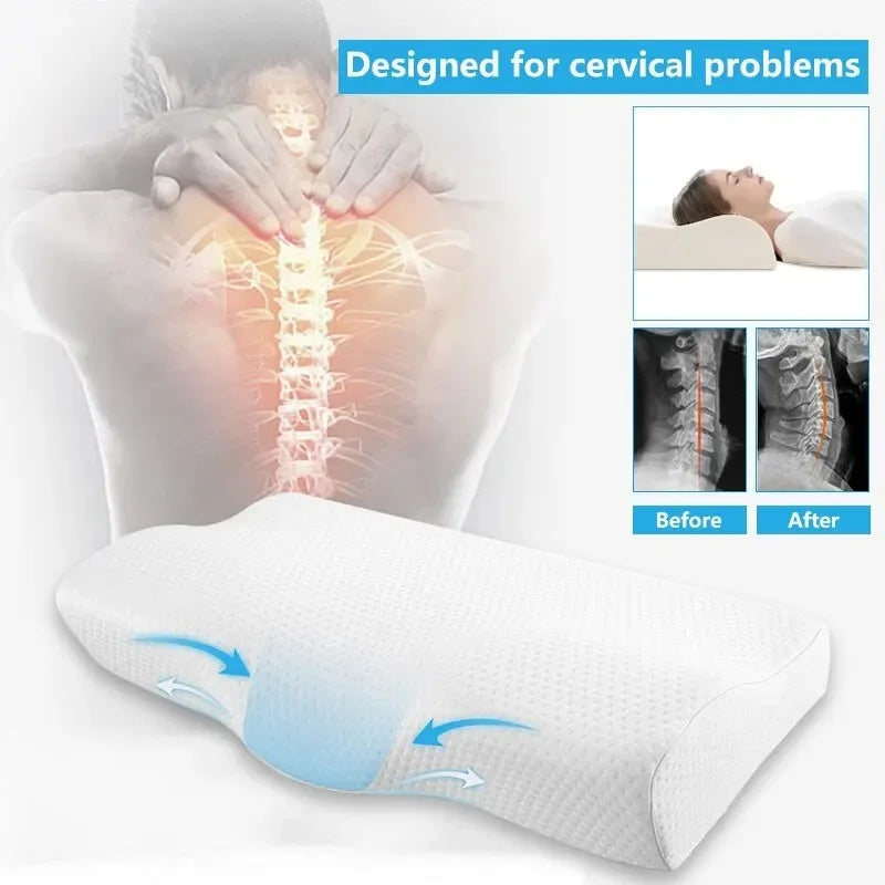 Orthopedic Memory Foam Neck Pillow