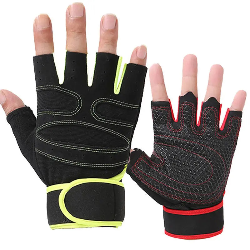 Sports Fitness Non-slip Breathable Half Finger Gloves