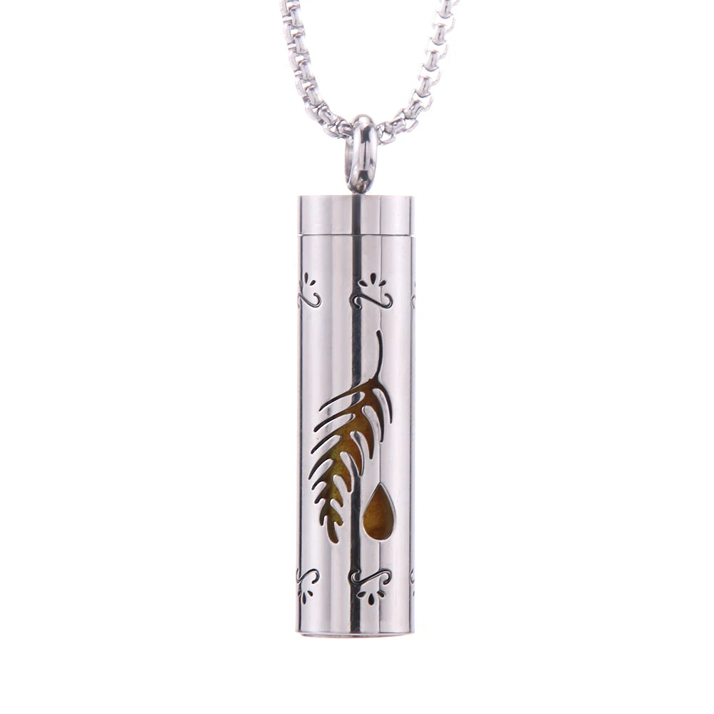 Perfume Essential Oil Diffuser Pendant Necklace