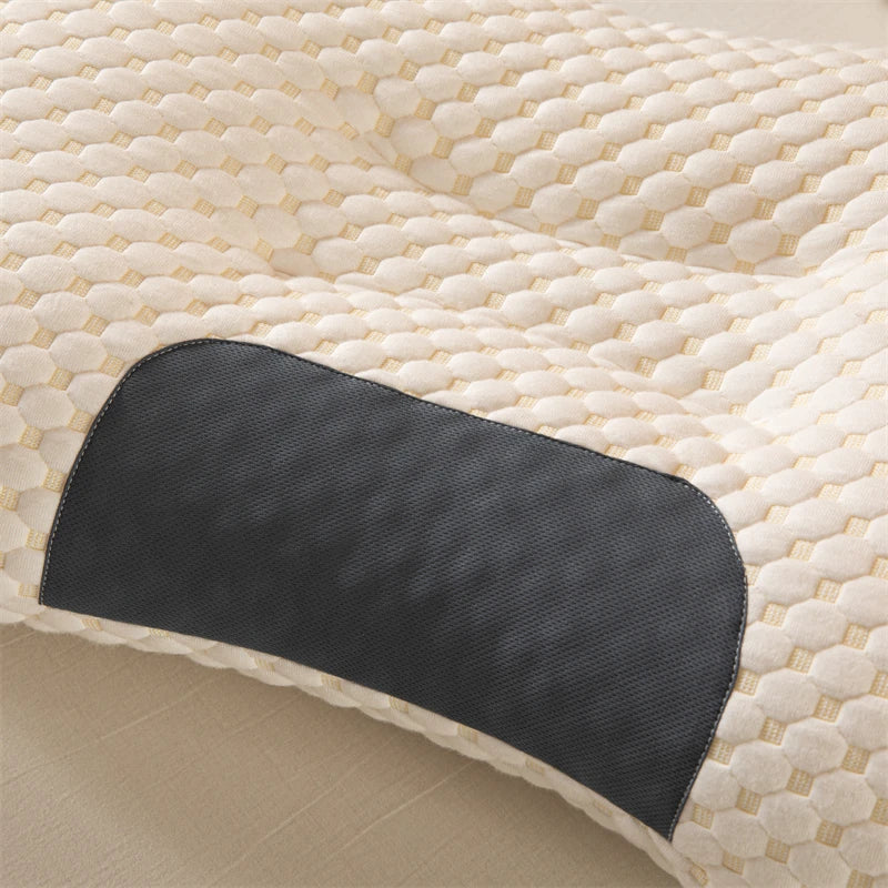 Soybean Fiber Orthopedic Neck Support Pillow with Massage Feature