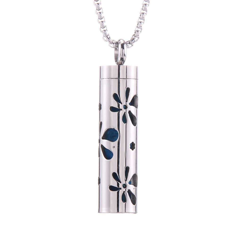 Perfume Essential Oil Diffuser Pendant Necklace