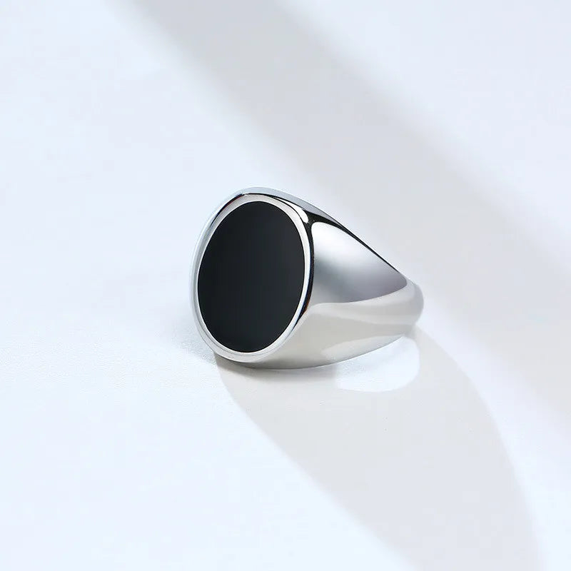 Men's Gothic Signet Ring