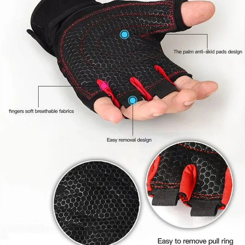 Performance Gloves with Wrist Wrap Support