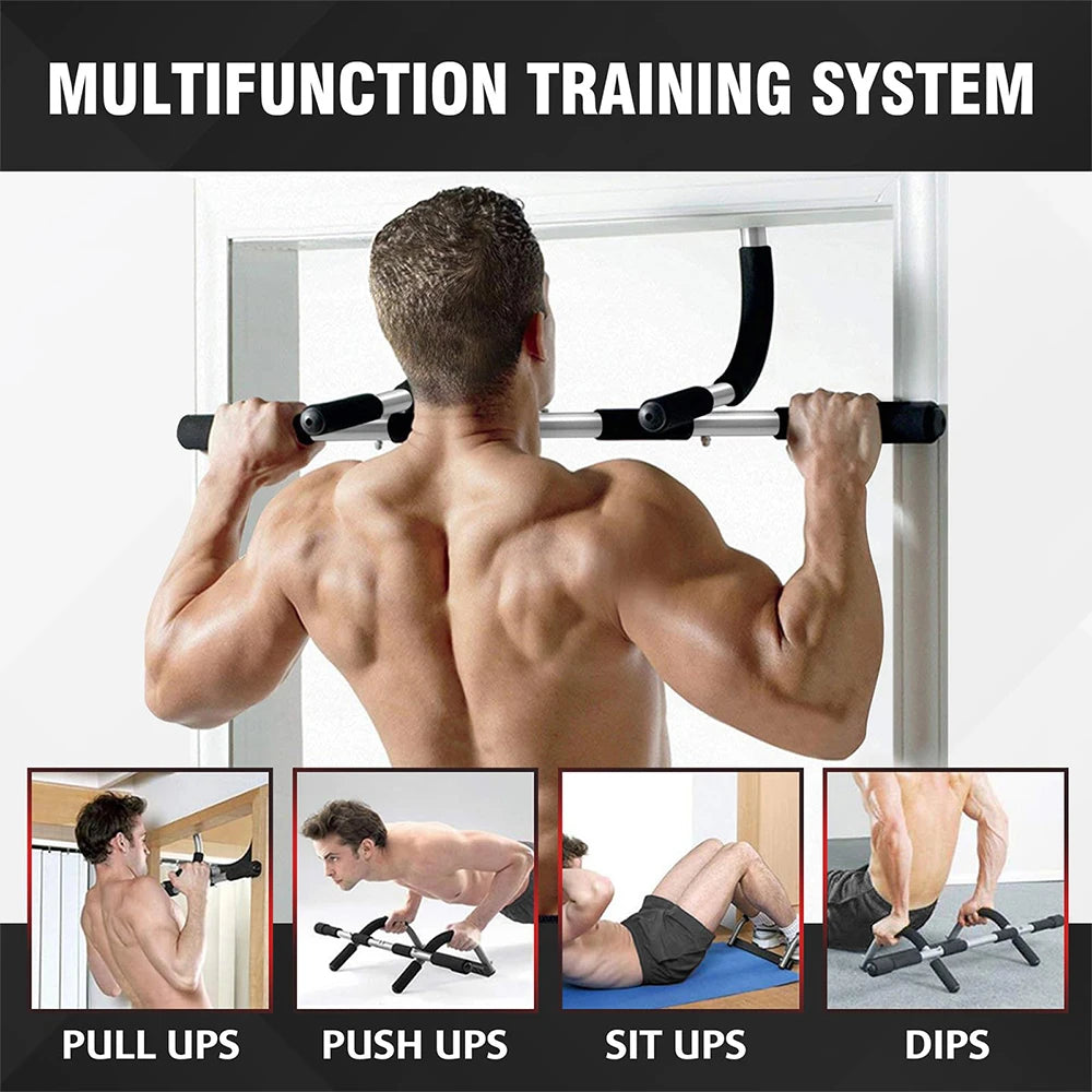 Heavy-Duty Doorway Pull-Up Bar for Home Gym Workouts