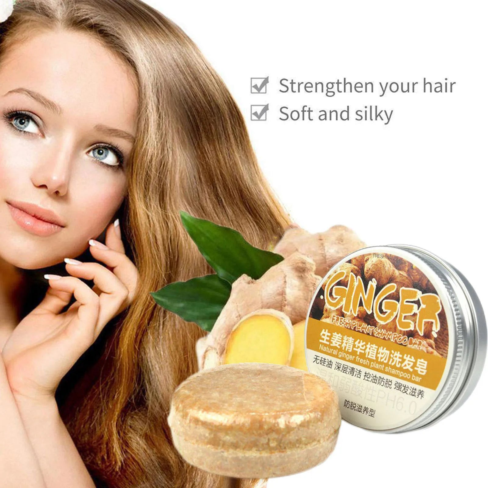 Ginger Root Hair Cleansing Bar