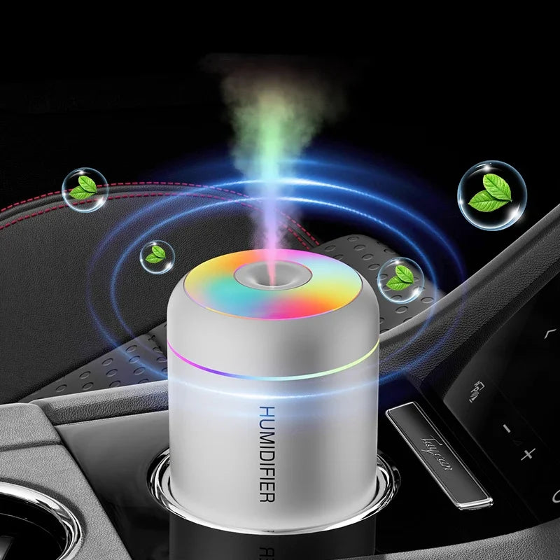 180ML USB Mini Aroma Diffuser with LED for Car & Home Humidifier