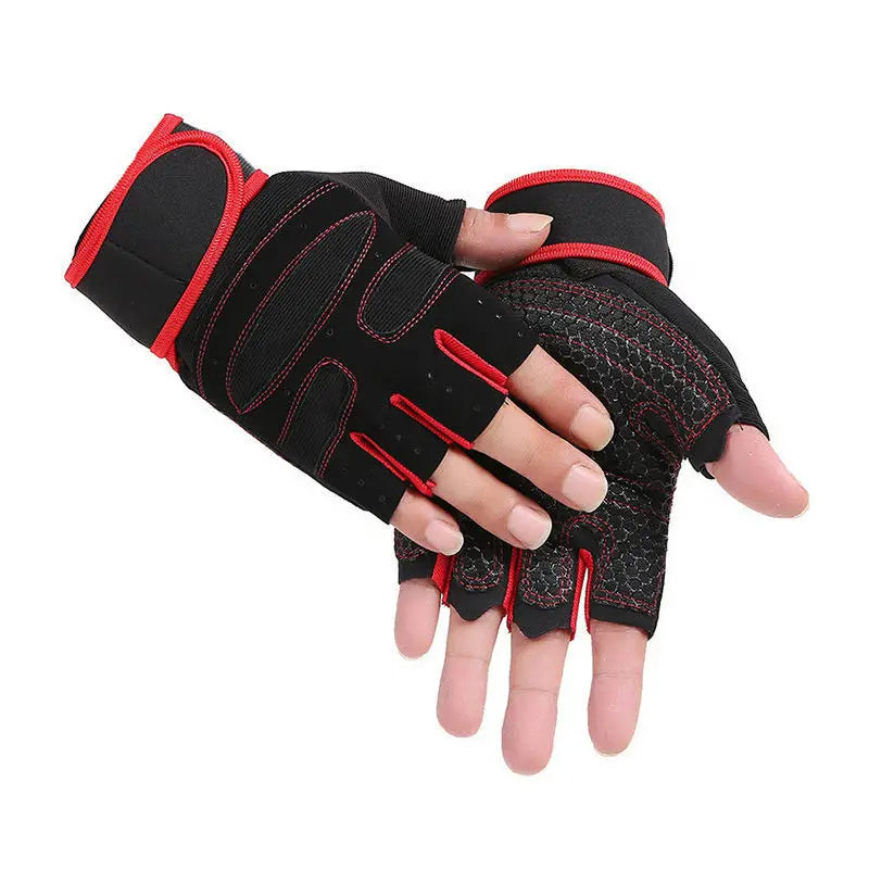 Sports Fitness Non-slip Breathable Half Finger Gloves