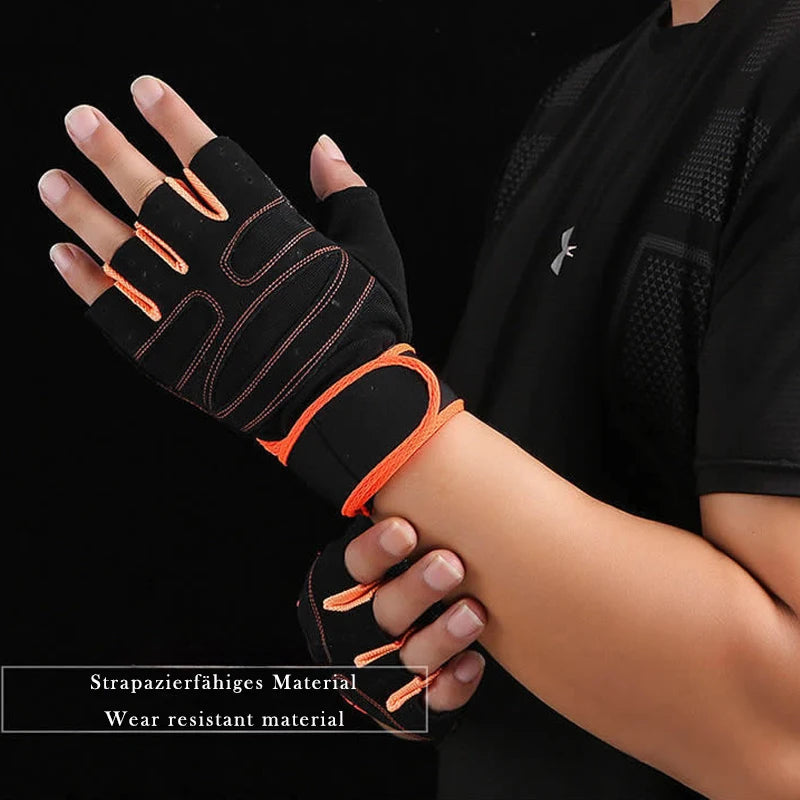 Sports Fitness Non-slip Breathable Half Finger Gloves