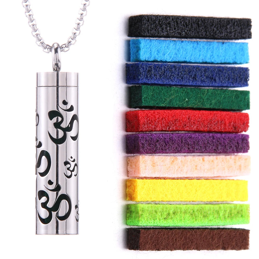 Perfume Essential Oil Diffuser Pendant Necklace