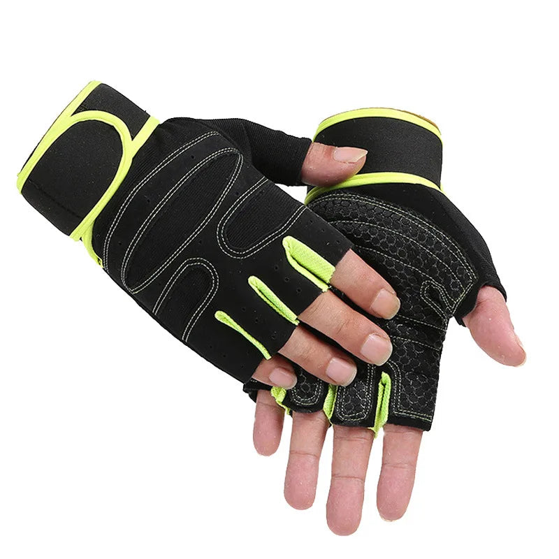 Sports Fitness Non-slip Breathable Half Finger Gloves