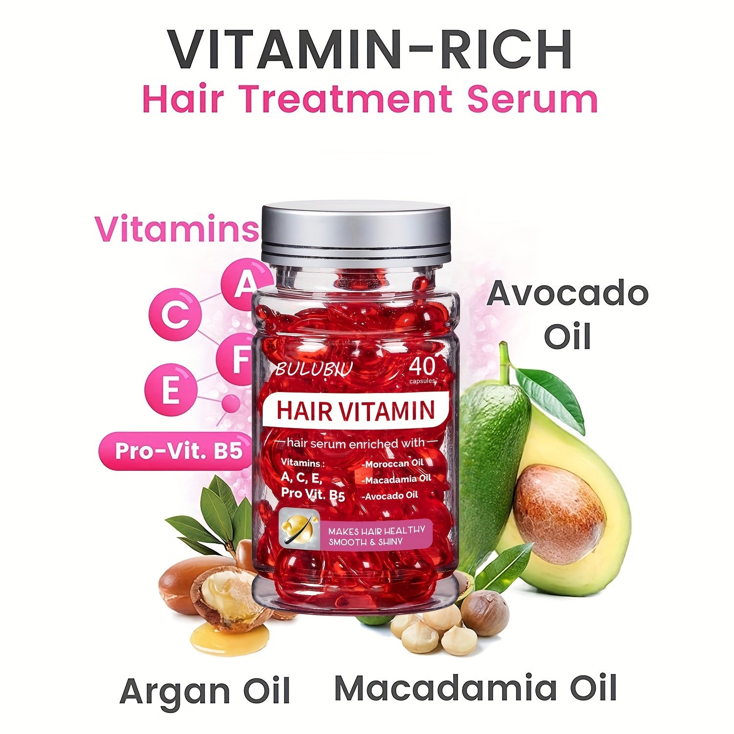 Hydrating Hair Vitamin Capsules