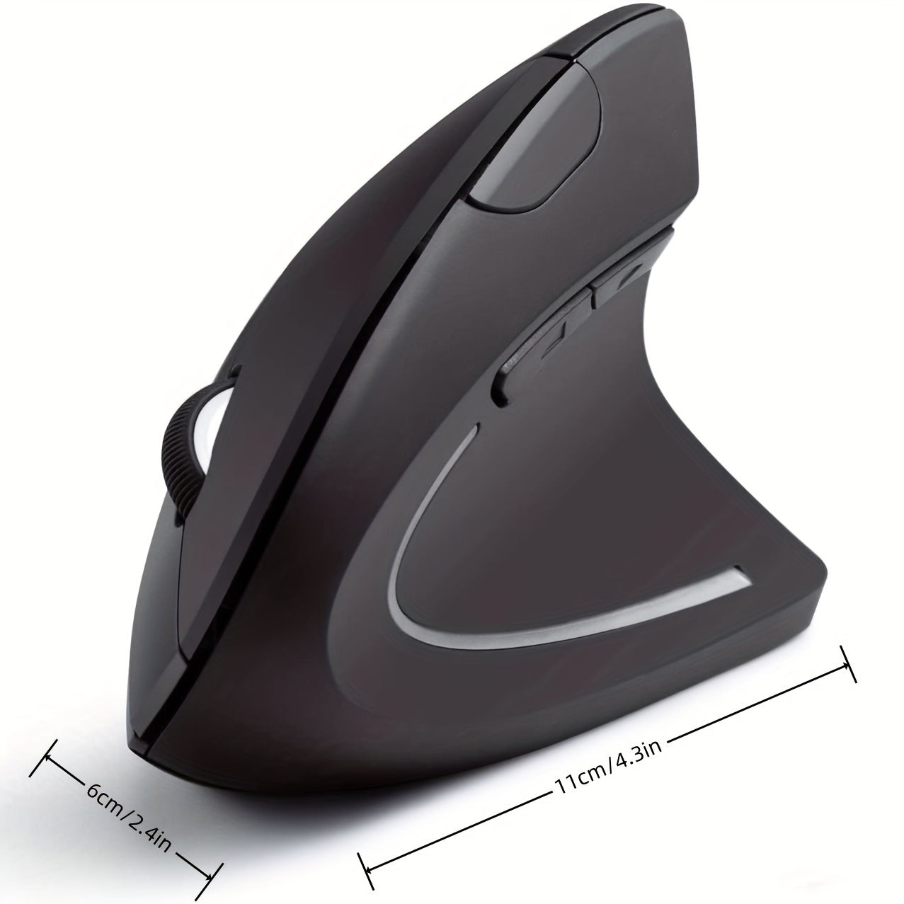 Ergonomic 2.4GHz Wireless Mouse