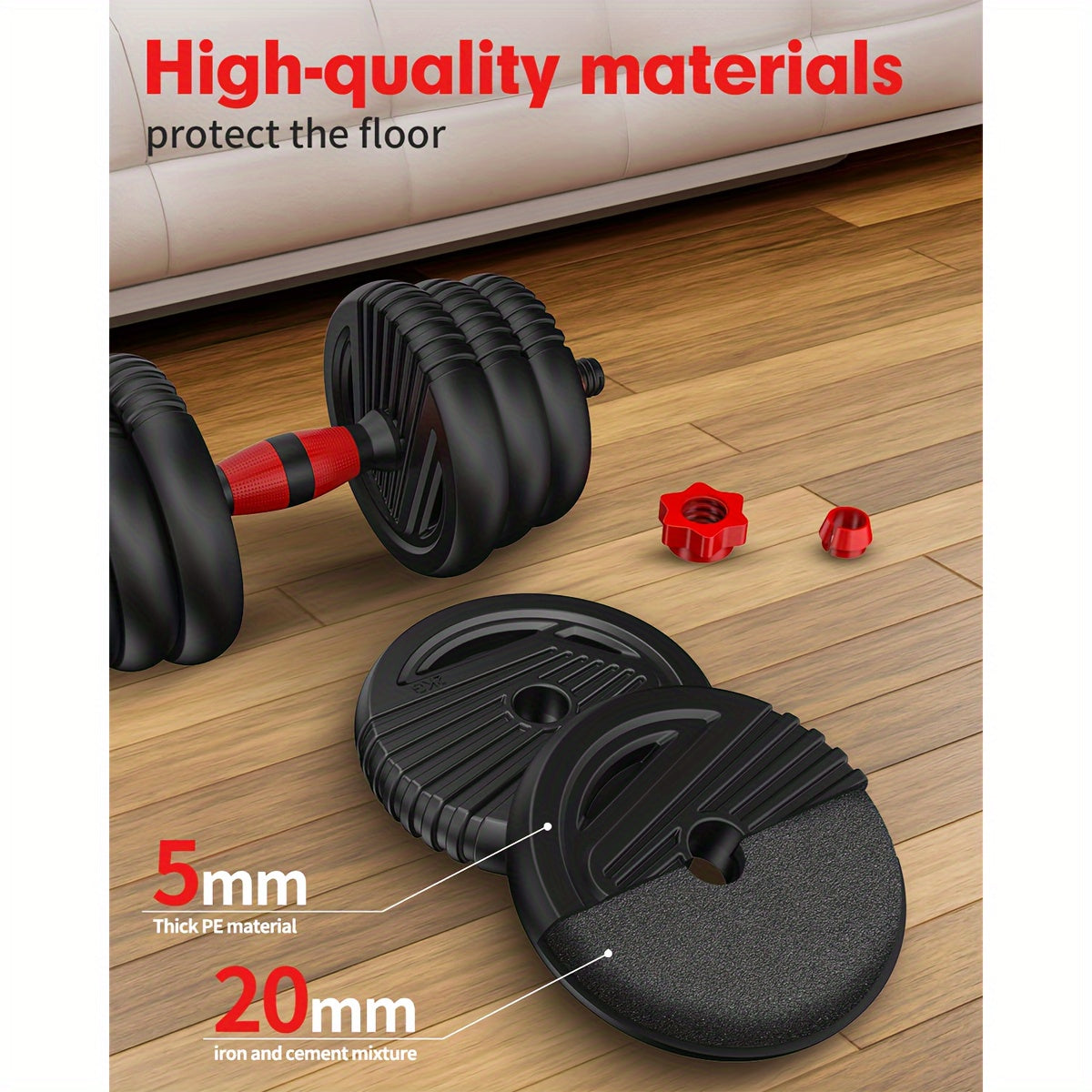 Multi-Function Transformable Weight System for Comprehensive Home Fitness