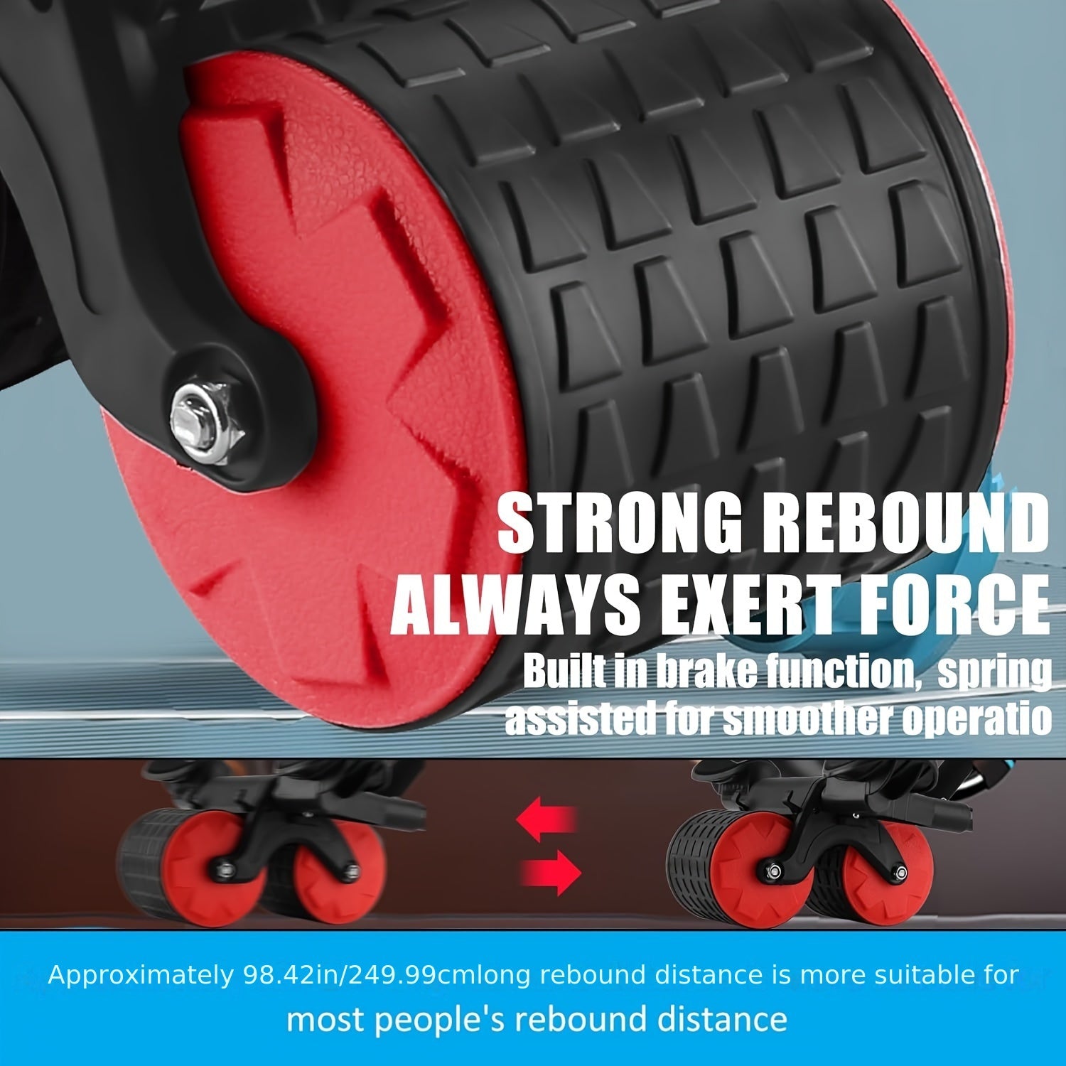 Dual Stability Ab Wheel