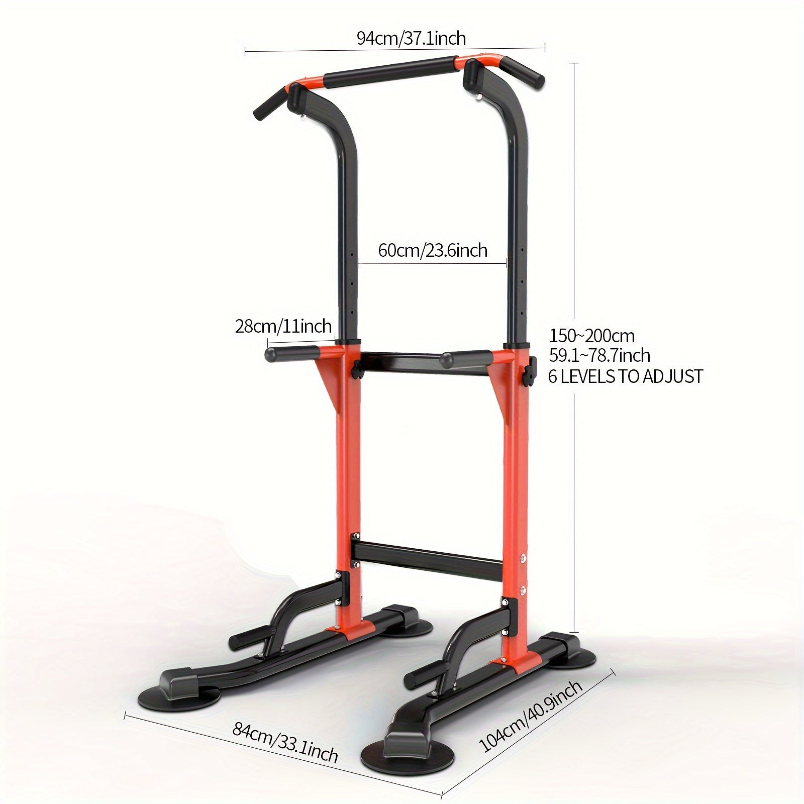 Multifunctional Home Gym Dip and Pull-Up Station