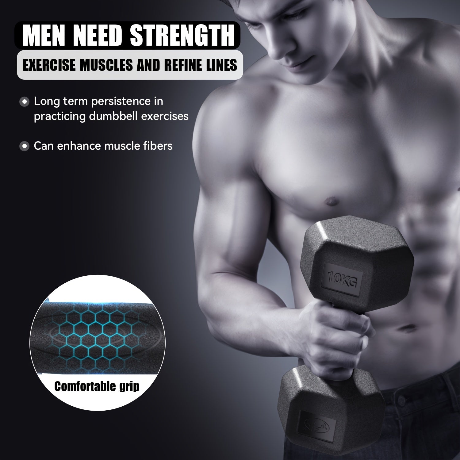 Deluxe Dumbbell Pair for Home and Full-Body Workouts