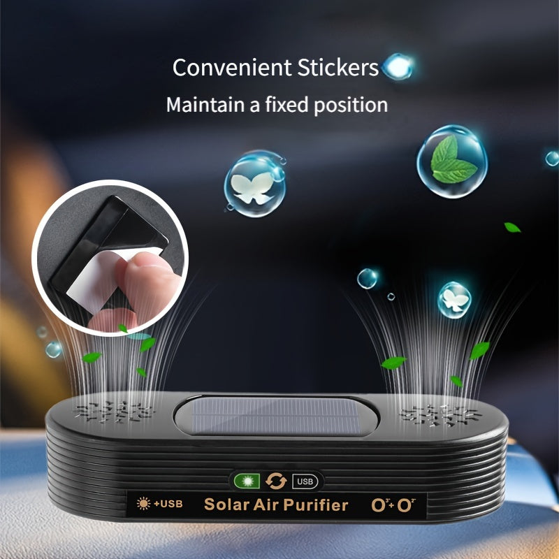 Dual-Powered Smart Air Purifier for Cars and Home