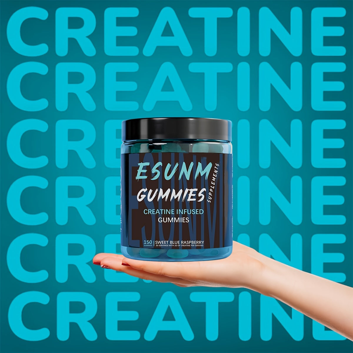 Flavored Creatine Gummy Supplement