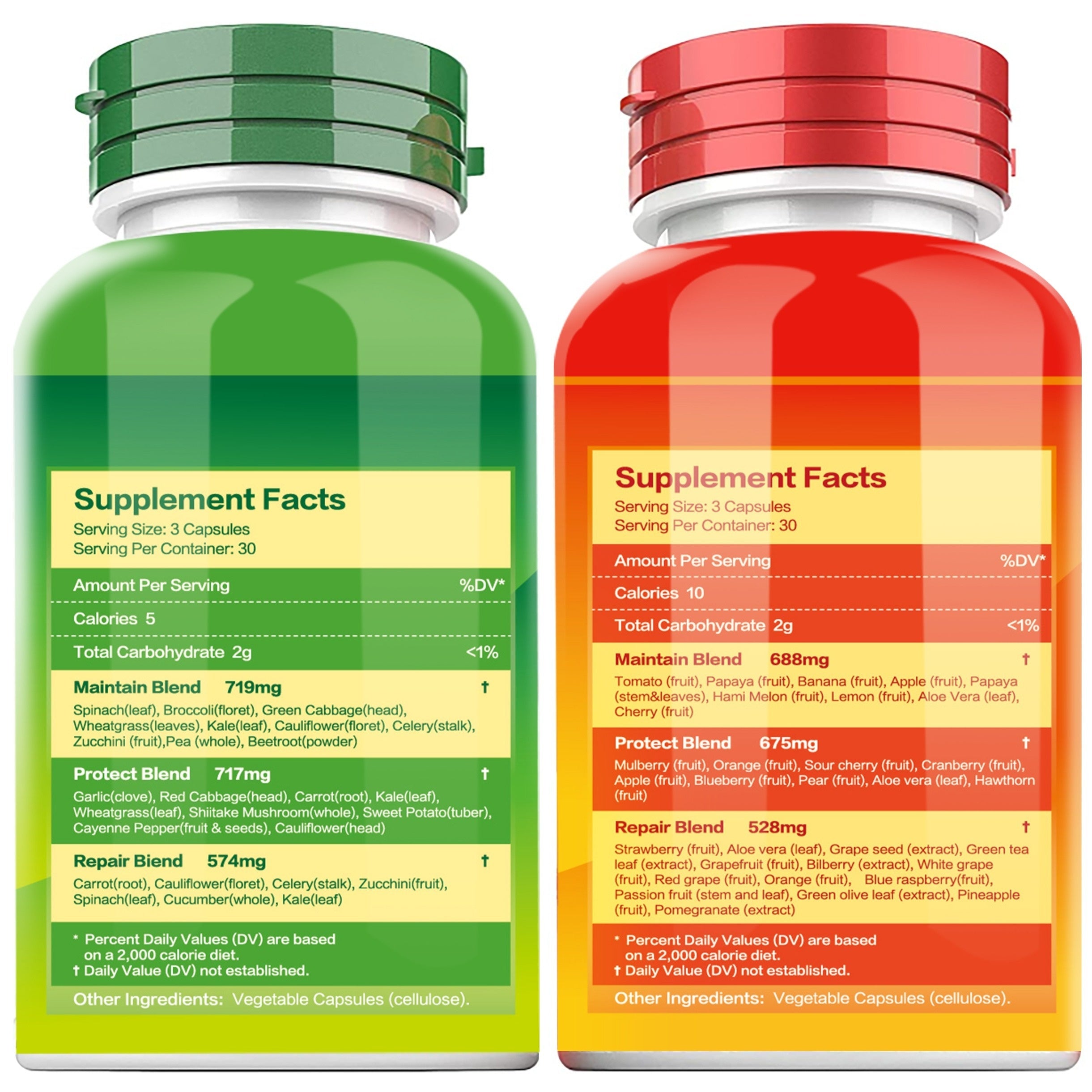 Natural Fruit & Veggie Vitamin Capsule