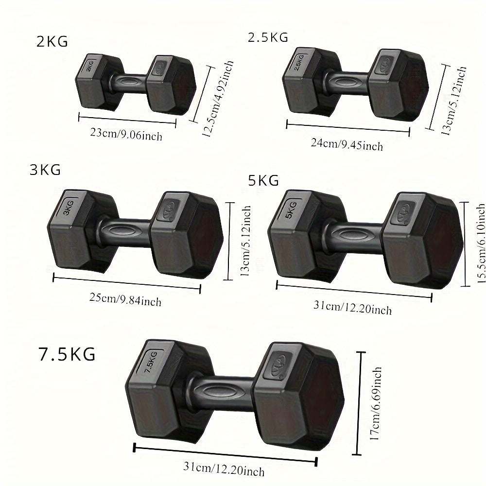 Deluxe Dumbbell Pair for Home and Full-Body Workouts