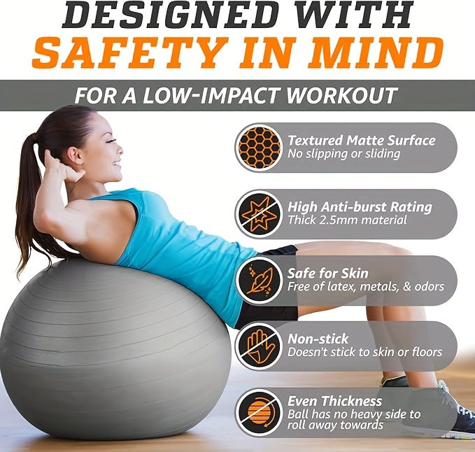 Eco-Conscious Fitness Stability Ball